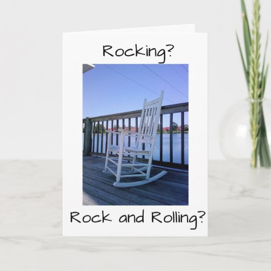 KWESTIE VAN TERUGBETALING? ROCK OF ROCK EN ROL? KAART (Voorkant)