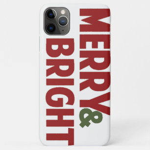 Kwestie voor Merry and Bright Holiday Phone Case-Mate iPhone Case