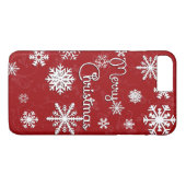 Kwestie voor prettige kerstsnowflake Case-Mate iPhone case (Achterkant (Horizontaal))
