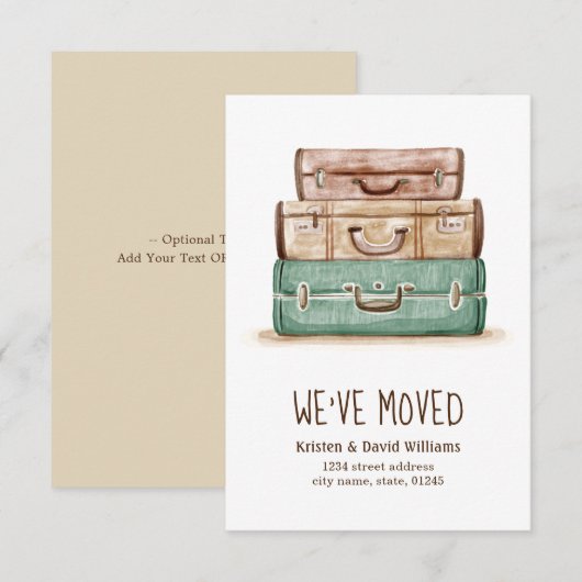  kwestie We hebben een bewegende aankondiging (Voorkant / Achterkant)