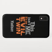 Kwesties met dubbele aangepaste naam Case-Mate iPhone case (Achterkant (horizontaal))