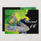 KWESTIES VAN MATERIAAL, 16-jarig jubileum Kaart (Voorkant / Achterkant)