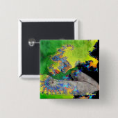 KWESTIES VIERKANTE BUTTON 5,1 CM (Voorkant /achterkant)