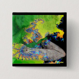 KWESTIES VIERKANTE BUTTON 5,1 CM