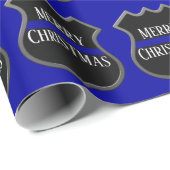 Kwesties voor de kerstpolitie cadeaupapier (Rol Hoek)