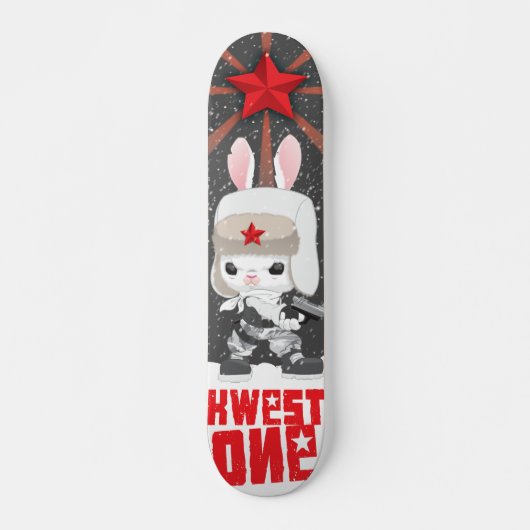 KWESTONE REDSTAR PERSOONLIJK SKATEBOARD (Voorkant)