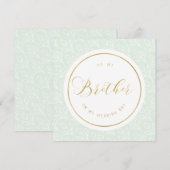 Kwetsbaar | "Aan mijn broer op mijn trouwdag" Kaart (Voorkant / Achterkant)