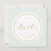 Kwetsbaar | "Voor mijn broer op mijn trouwdag" Kaart (Voorkant)