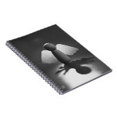 Kwetsbaarheid en breekbaarheid symbolic in Engel. Notitieboek (Rechterzijde)