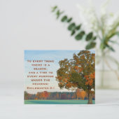 Kwetsbare informatie 3:1 Op alles is er een seizoe Briefkaart (Staand voorkant)