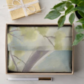 Kwetsbare kikkervisvogel tissuepapier (Geschenk)