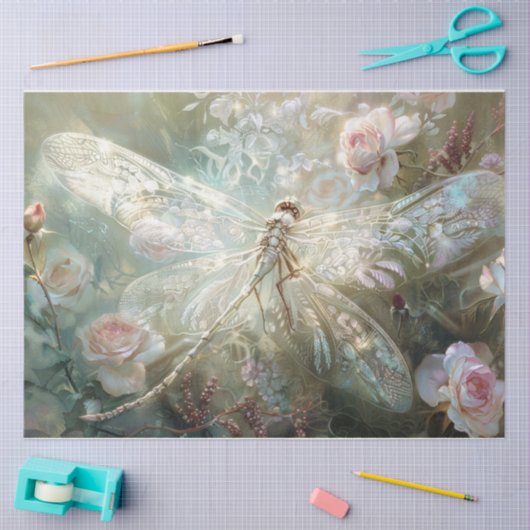 Kwetsbare libel tissuepapier (Craft)