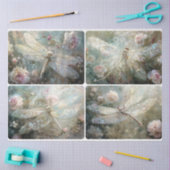 Kwetsbare libellen tissuepapier (Craft)