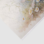 Kwetsbare madeliefjes tissuepapier (Detail)