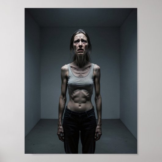 Kwetsbare Sterkte Eetstoornis Kunstposter Poster (Voorkant)