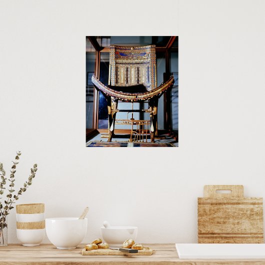 Kwetsbare stoel, van de graftombe van poster (Keuken)