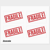 KWETSBARE verzendlabels | Handle With Care-sticker Rechthoekige Sticker (Vel)