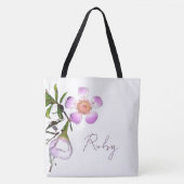 Kwetsbare Wasbloem in Bloei Tote Bag (Voorkant)