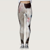 Kwetsbare Witte Keuten Leggings (Voorkant)