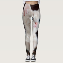 Kwetsbare Witte Keuten Leggings