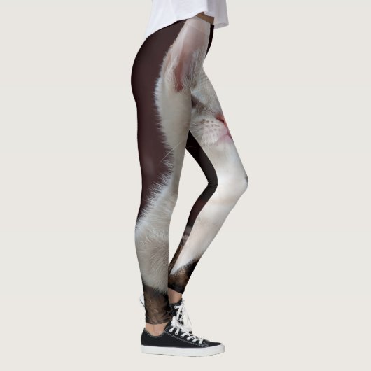 Kwetsbare Witte Keuten Leggings (Rechts)