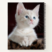 Kwetsbare Witte Keuten Notitieboek (Achterkant)