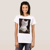 Kwetsbare Witte Keuten T-shirt (Voorkant volledig)