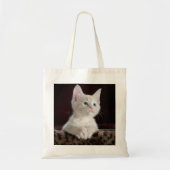 Kwetsbare Witte Keuten Tote Bag (Voorkant)