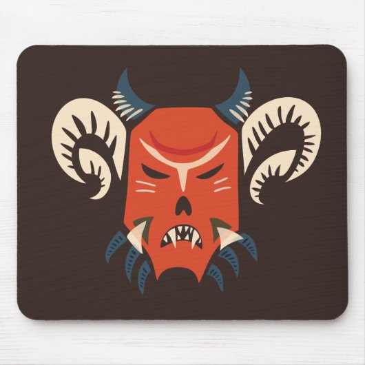 Kwetsdemon met paarden muismat (Voorkant)