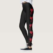 Kwetshart: duivel/demonhart leggings (Links)