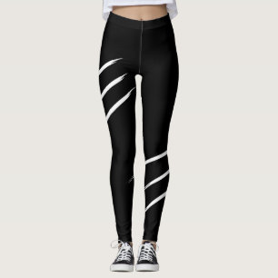 Kwetsmerken, zwart-wit, leggings