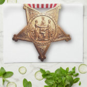 KWG medailleton Theedoek (Gevouwen)