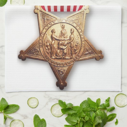 KWG medailleton Theedoek (Gevouwen)