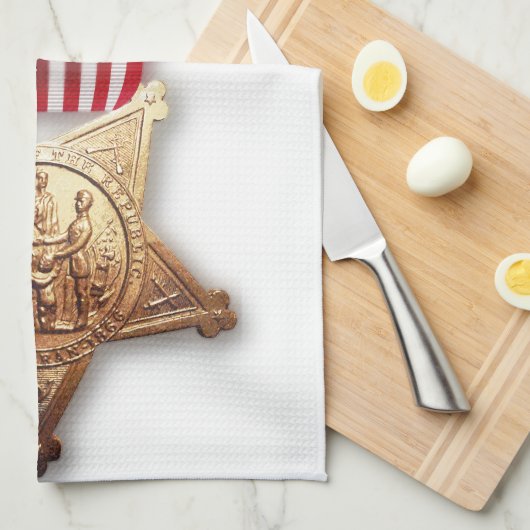 KWG medailleton Theedoek (Quarter Fold)