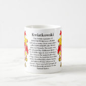 Kwiatkowski, de oorsprong, de betekenis en de rest koffiemok (Center)