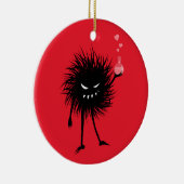 Kwieke scheikunde-liefdespoot keramisch ornament (Rechts)