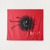 Kwieke scheikunde-liefdespoot wandkleed (Voorkant (horizontaal))