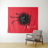 Kwieke scheikunde-liefdespoot wandkleed (In Situ (horizontaal))