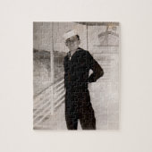 kwieke zeiler uit de jaren 40 legpuzzel (Verticaal)