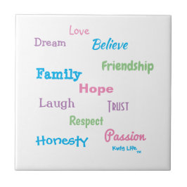 Kwig Life TM Tegeltje