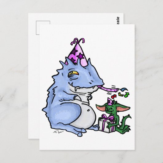 Kwijl  briefkaart (Voorkant / Achterkant)