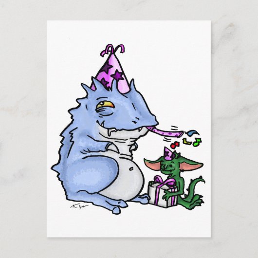 Kwijl  briefkaart (Voorkant)