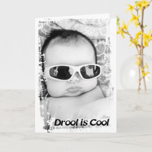 Kwijl is Koel Kaart (Gele Bloem)