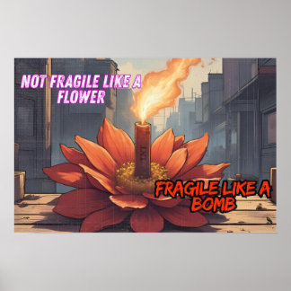 Kwijlbaar als een bom poster