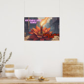 Kwijlbaar als een bom poster (Keuken)