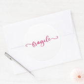 Kwijlbaar - Kleine Zakelijke Sticker (Envelop)