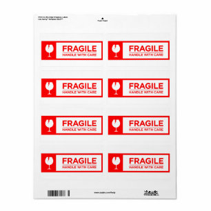 Kwijlbare Stickers Voorzichtig behandelen