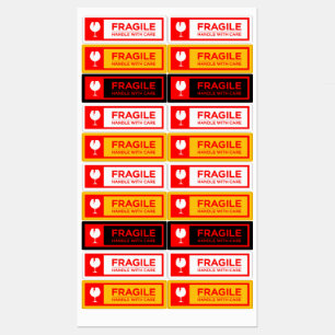 Kwijlbare Stickers Voorzichtig behandelen
