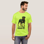 Kwijlen Is Cool – Rottweiler Regels T-shirt (Voorkant volledig)