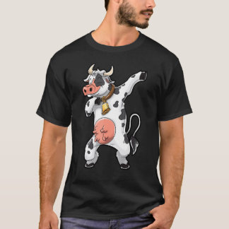 Kwijlend Koe Koeien Boerderij Boer Kwijl Dans T-shirt